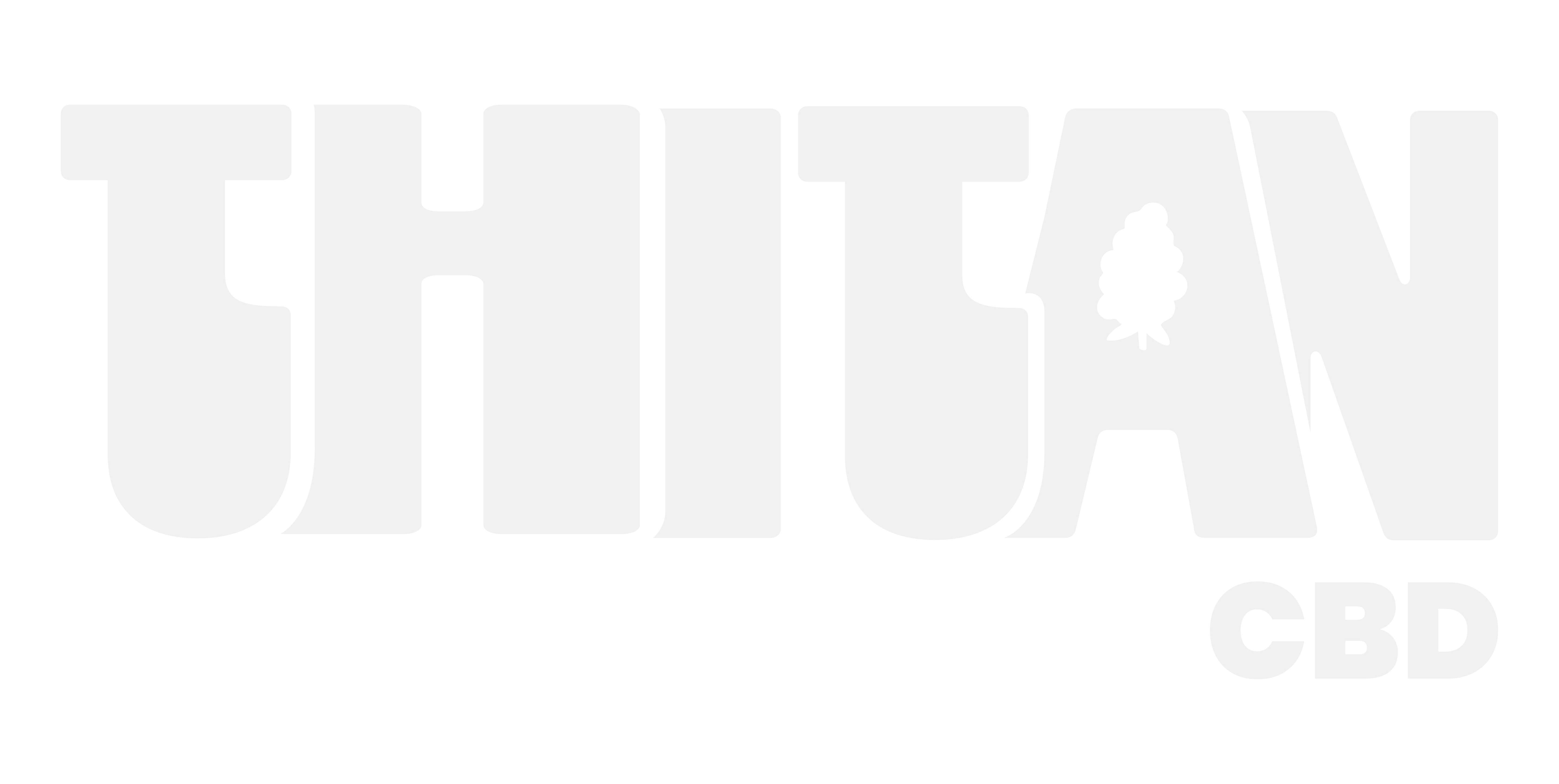 Logo Thitan CBD blanc