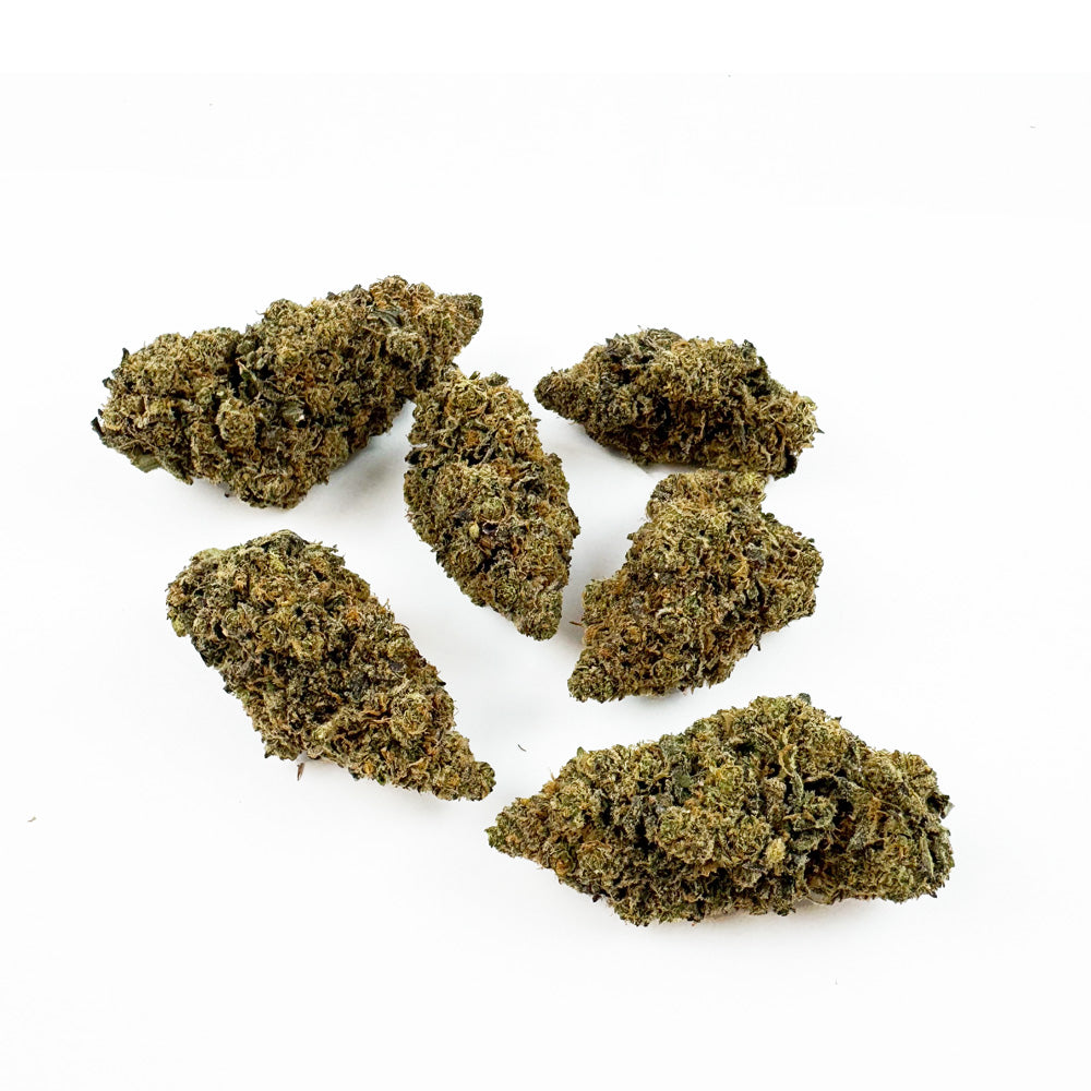 Grape Soda — fleur de CBD macro 3
